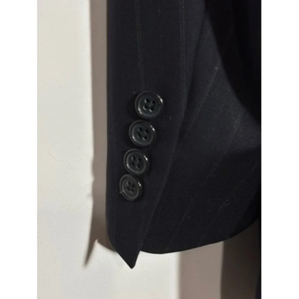Hart Schaffner Men's 40R Pinstripe Blazer Sport‎ Coat Gold Trumpeter Classic USA